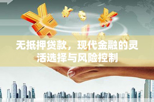 岐山无抵押贷款，现代金融的灵活选择与风险控制