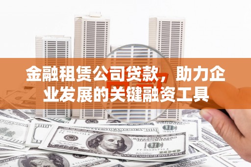 岐山金融租赁公司贷款，助力企业发展的关键融资工具