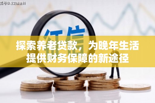 岐山探索养老贷款，为晚年生活提供财务保障的新途径