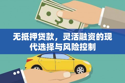 岐山无抵押贷款，灵活融资的现代选择与风险控制