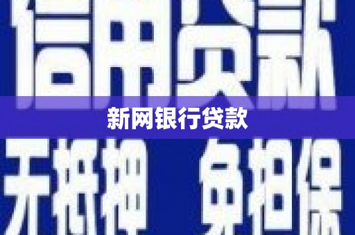 岐山新网银行贷款