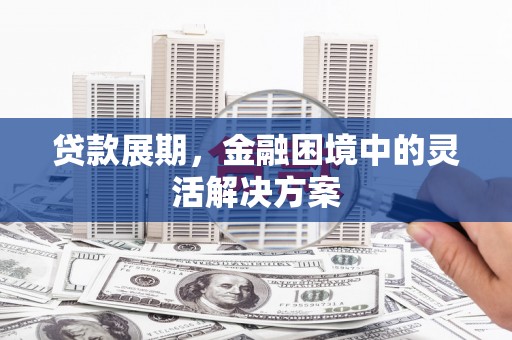 岐山贷款展期，金融困境中的灵活解决方案