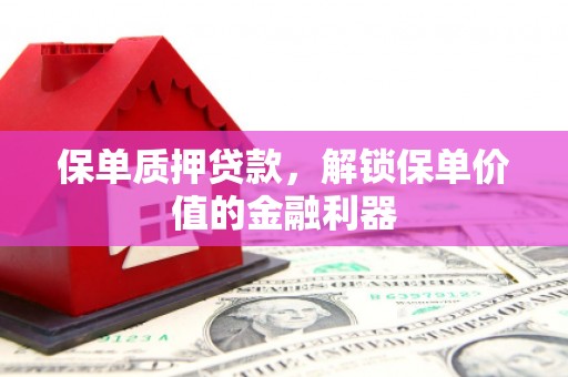 岐山保单质押贷款，解锁保单价值的金融利器