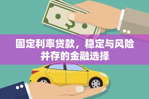岐山固定利率贷款，稳定与风险并存的金融选择
