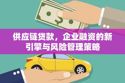 岐山供应链贷款，企业融资的新引擎与风险管理策略