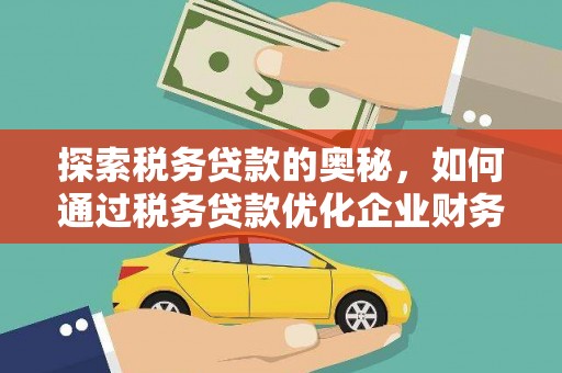 岐山探索税务贷款的奥秘，如何通过税务贷款优化企业财务