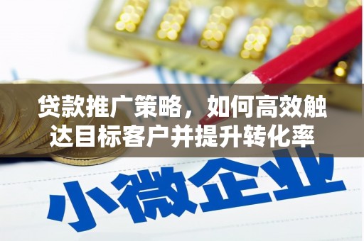 岐山贷款推广策略，如何高效触达目标客户并提升转化率