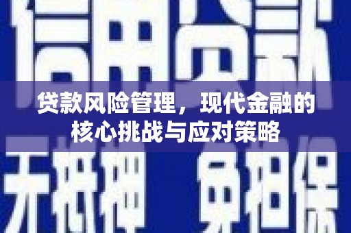 岐山贷款风险管理，现代金融的核心挑战与应对策略