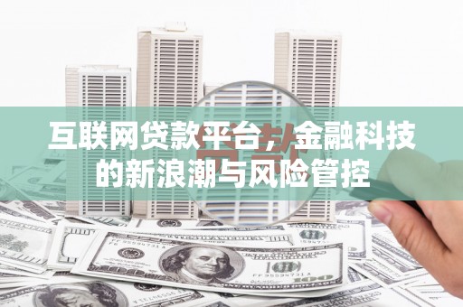 岐山互联网贷款平台，金融科技的新浪潮与风险管控