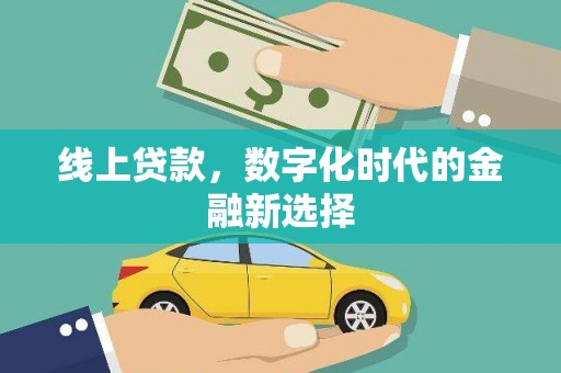 岐山线上贷款，数字化时代的金融新选择