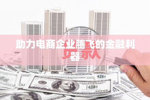 岐山助力电商企业腾飞的金融利器