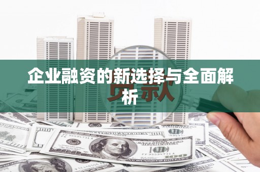 岐山企业融资的新选择与全面解析